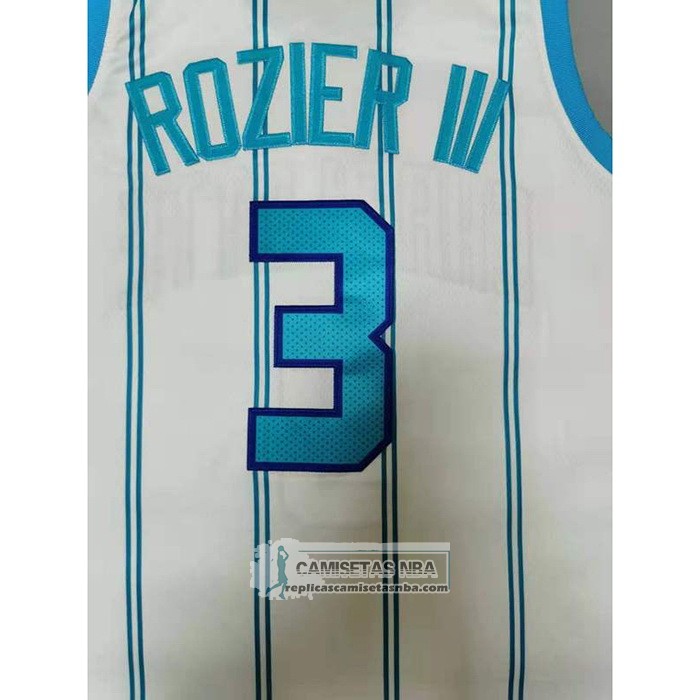 Camiseta Charlotte Hornets Terry Rozier III Association 2020-21 Blanco